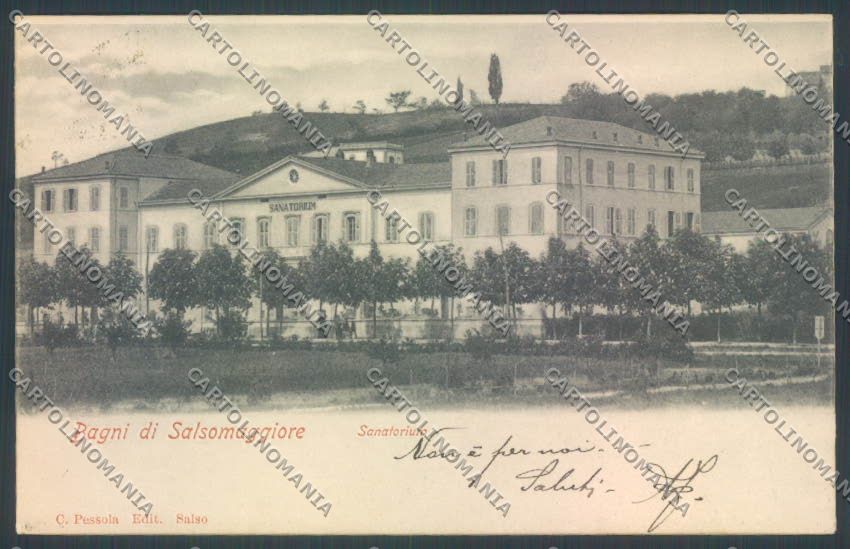 Parma Salsomaggiore Terme cartolina ZT3462 – fronte