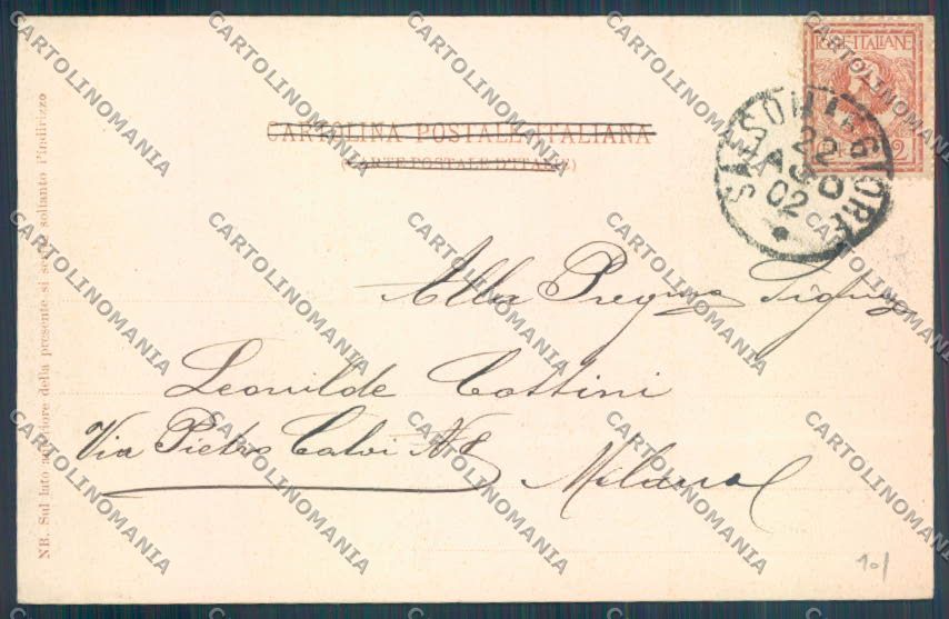 Parma Salsomaggiore Terme cartolina ZT3462 – retro