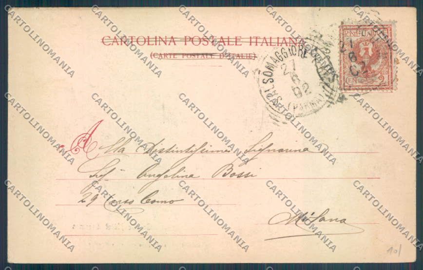 Parma Salsomaggiore Terme cartolina ZT3470 – retro