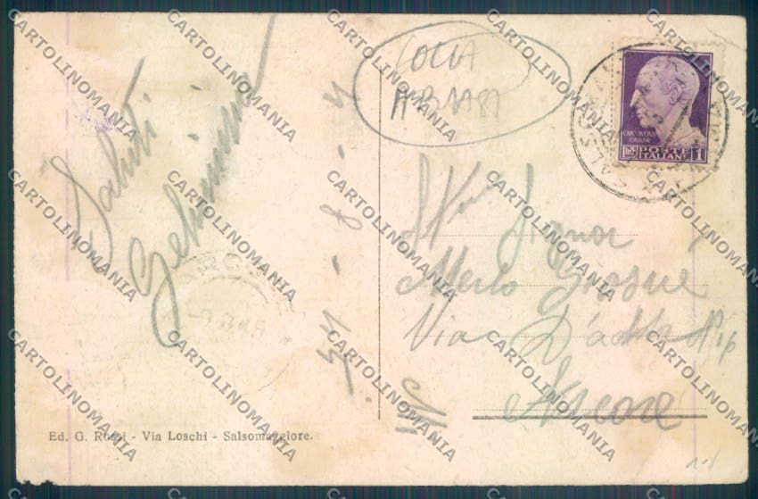 Parma Salsomaggiore Terme COLLA ABRASA cartolina ZT3471 – retro