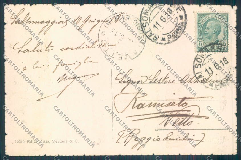 Parma Salsomaggiore Terme cartolina ZT3483 – retro