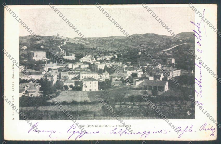 Parma Salsomaggiore Terme cartolina ZT3487 – fronte