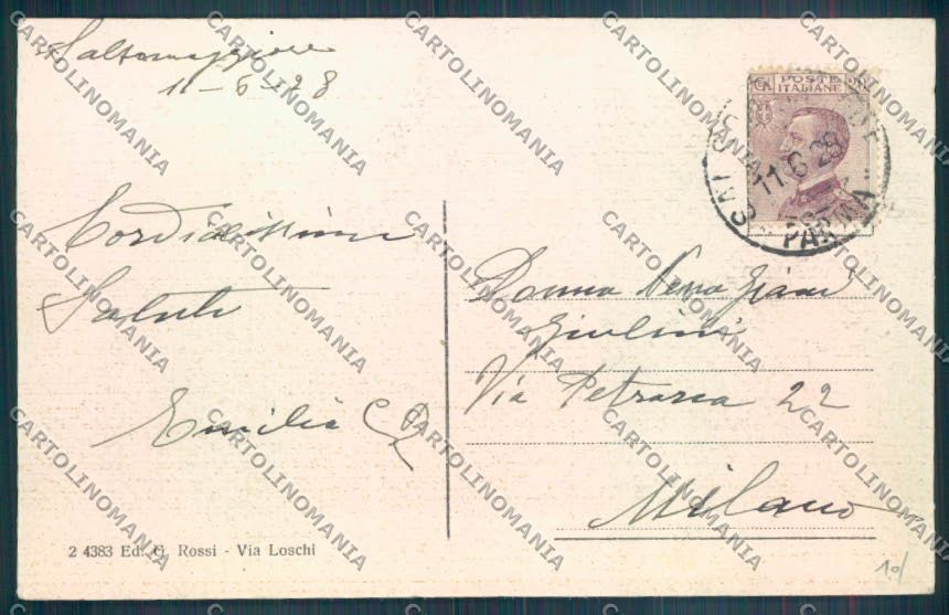 Parma Salsomaggiore Terme Contignaco cartolina ZT3491 – retro
