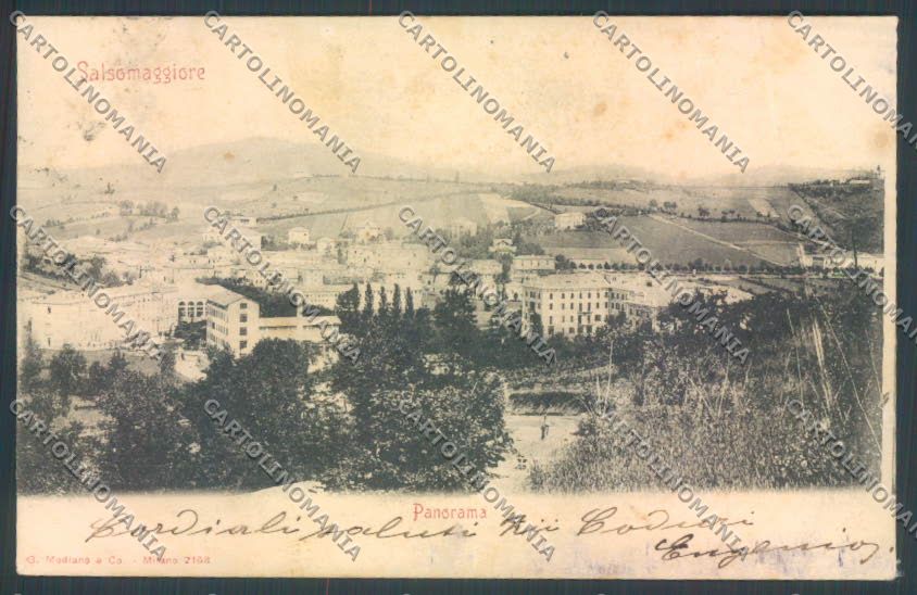 Parma Salsomaggiore Terme cartolina ZT3496 – fronte
