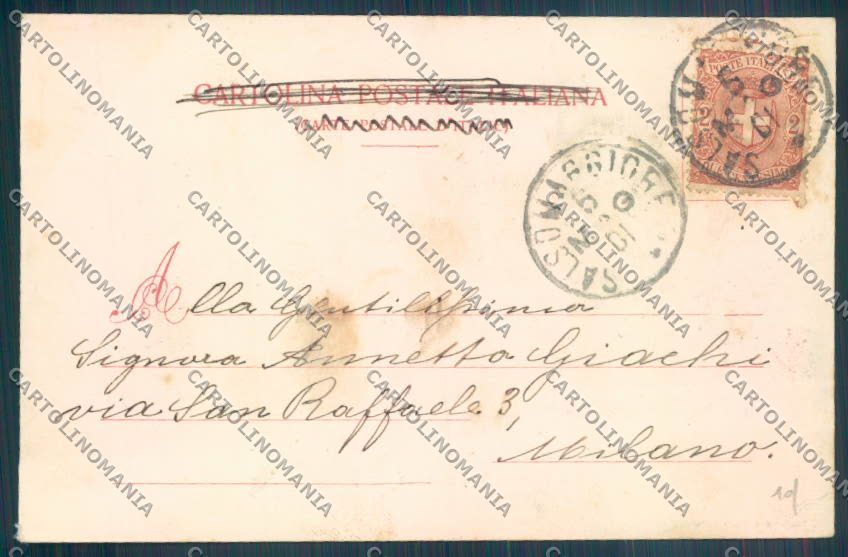 Parma Salsomaggiore Terme cartolina ZT3496 – retro