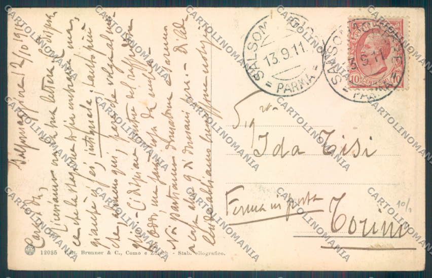 Parma Salsomaggiore Terme cartolina ZT3504 – retro