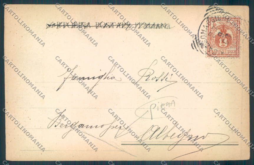 Parma Salsomaggiore Terme PIEGA cartolina ZT3505 – retro