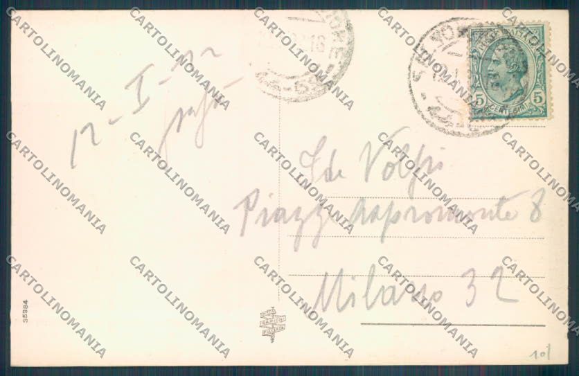 Parma Salsomaggiore Terme cartolina ZT3512 – retro