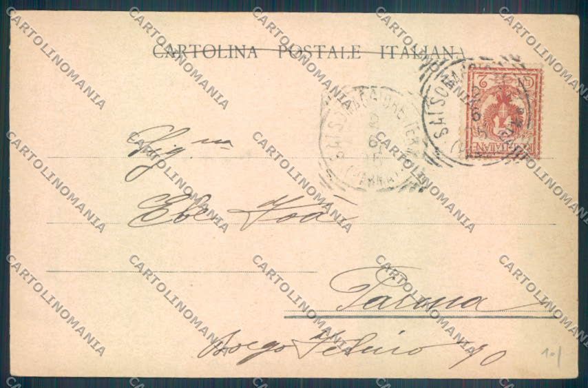Parma Salsomaggiore Terme cartolina ZT3514 – retro