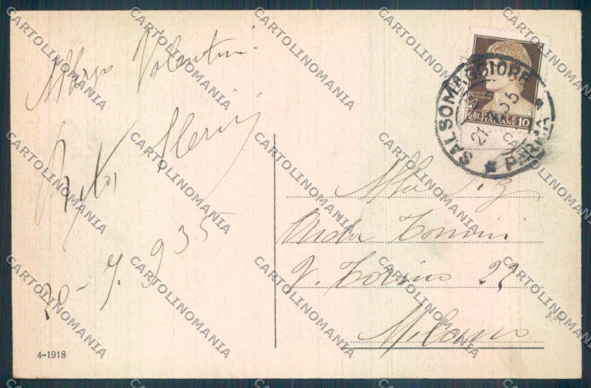 Parma Salsomaggiore Terme cartolina ZT3517 – retro
