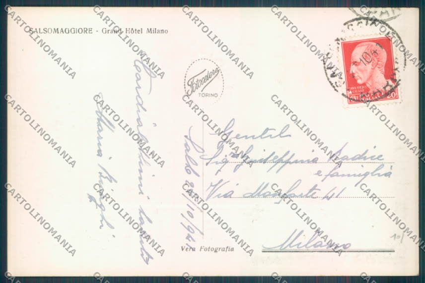 Parma Salsomaggiore Terme Foto cartolina ZT3520 – retro