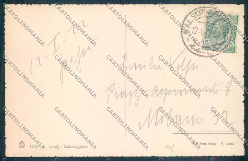 Parma Salsomaggiore Terme cartolina ZT3525 – retro