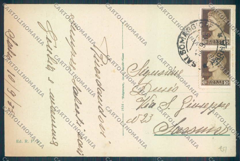 Parma Salsomaggiore Terme cartolina ZT3527 – retro