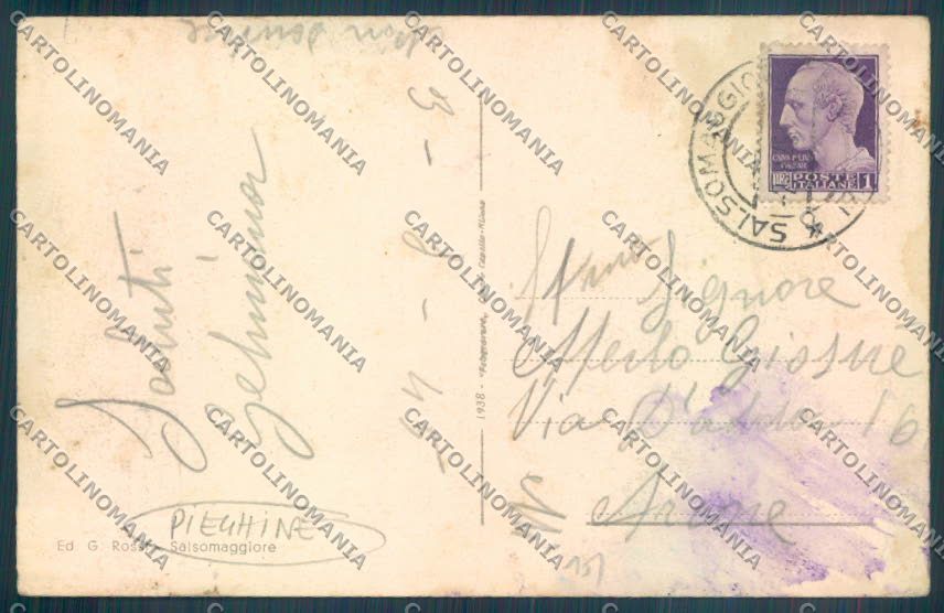Parma Salsomaggiore Terme PIEGHINE cartolina ZT3547 – retro