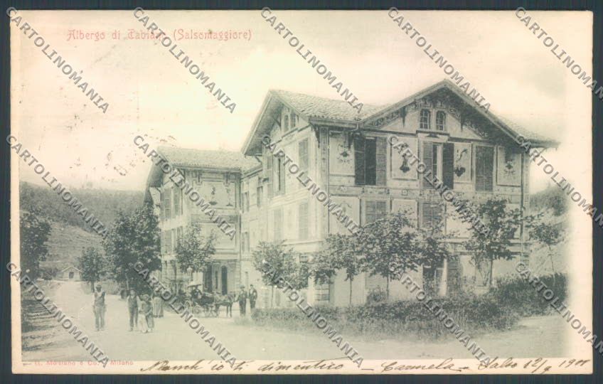Parma Salsomaggiore Terme Tabiano cartolina ZT3550 – fronte