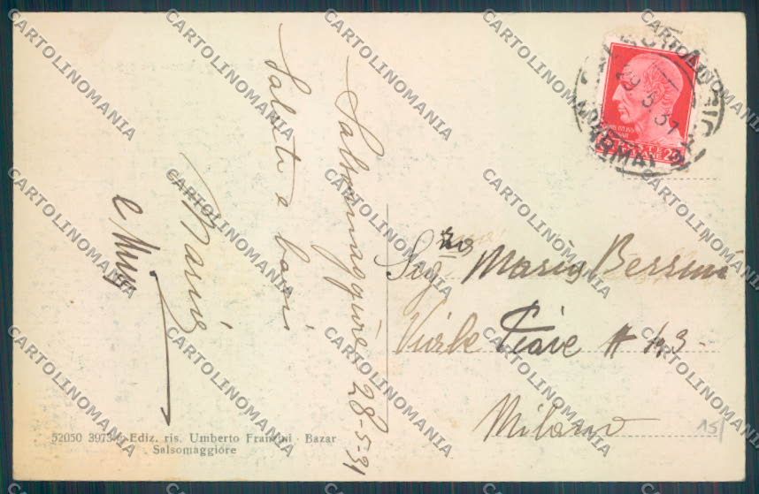 Parma Salsomaggiore Terme cartolina ZT3552 – retro