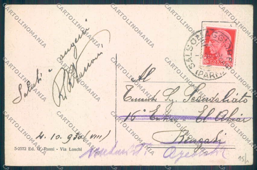Parma Salsomaggiore Terme cartolina ZT3558 – retro