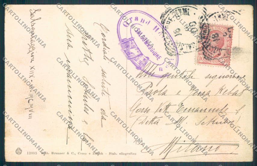 Parma Salsomaggiore Terme cartolina ZT3564 – retro