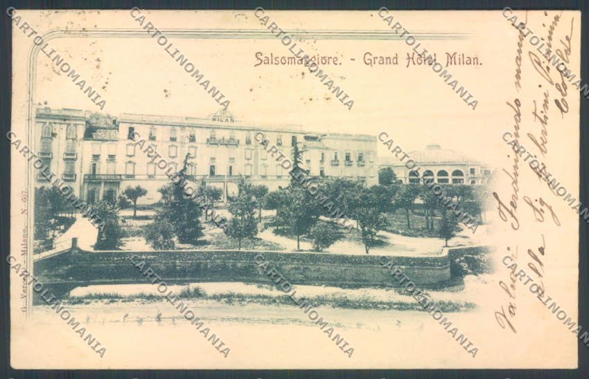 Parma Salsomaggiore Terme cartolina ZT3568 – fronte