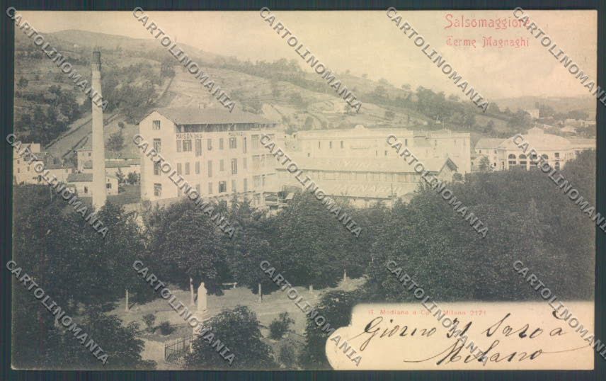 Parma Salsomaggiore Terme cartolina ZT3574 – fronte