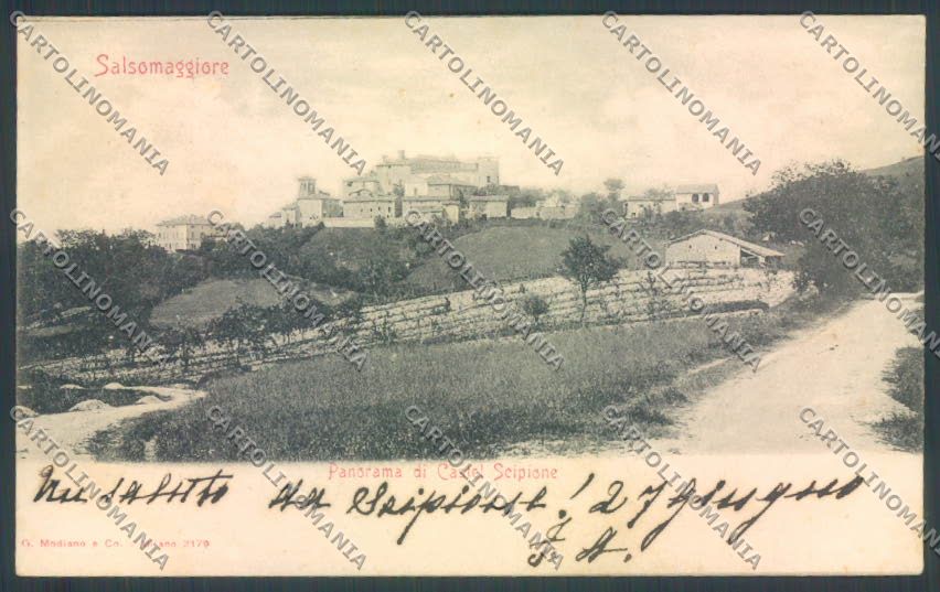 Parma Salsomaggiore Terme cartolina ZT3578 – fronte