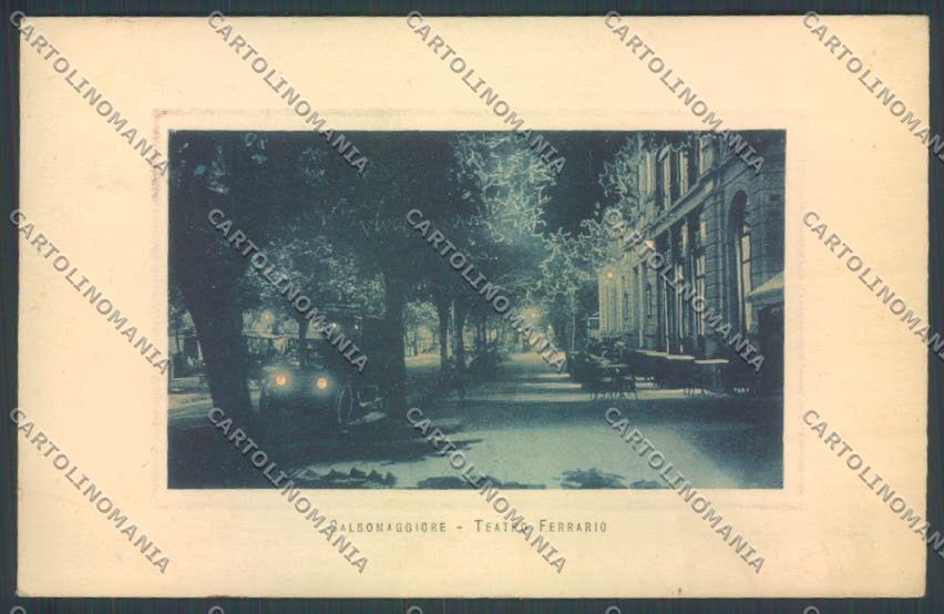 Parma Salsomaggiore Terme Chiaro di Luna Auto cartolina ZT3597 – fronte