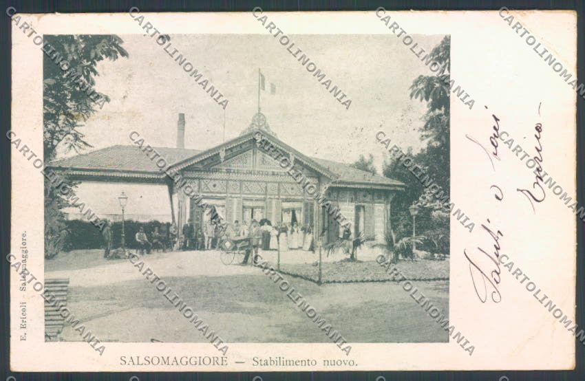 Parma Salsomaggiore Terme PIEGA cartolina ZT3602 – fronte