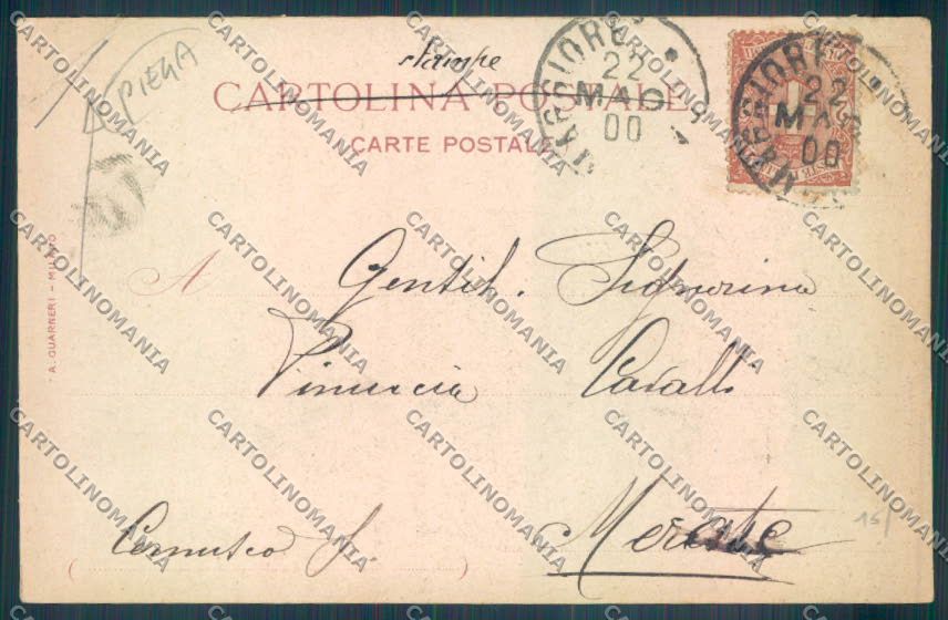 Parma Salsomaggiore Terme PIEGA cartolina ZT3602 – retro