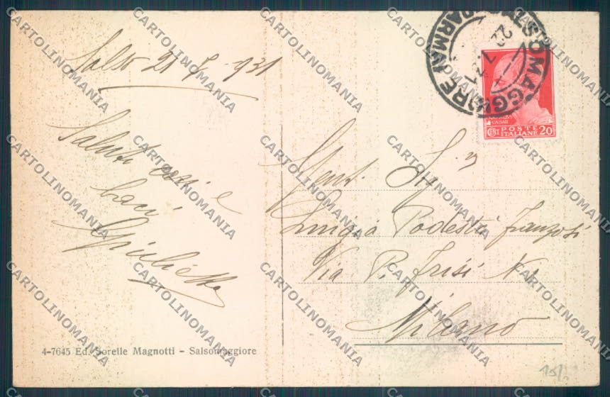 Parma Salsomaggiore Terme cartolina ZT3604 – retro
