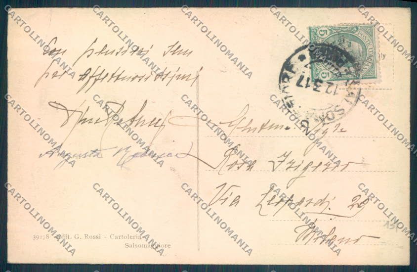 Parma Salsomaggiore Terme cartolina ZT3605 – retro