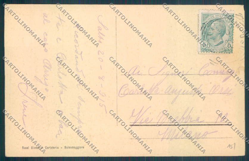 Parma Salsomaggiore Terme cartolina ZT3614 – retro
