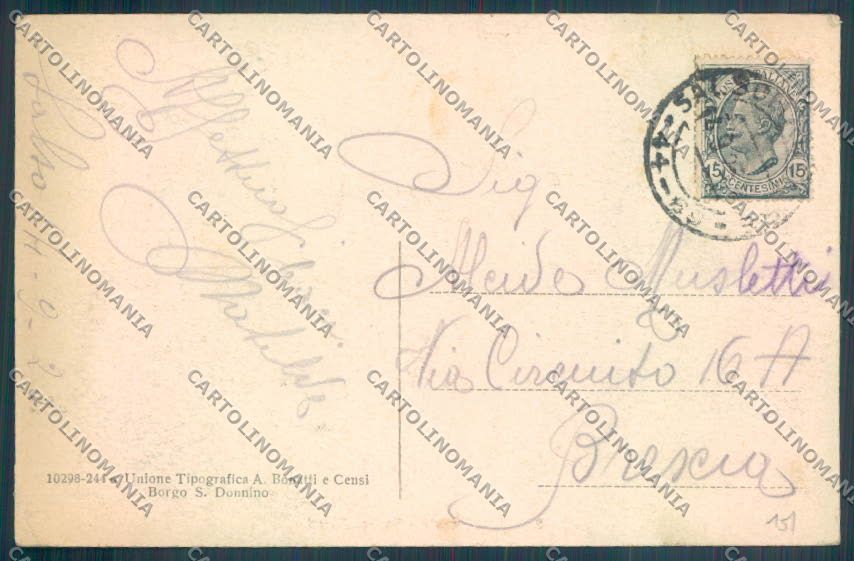 Parma Salsomaggiore Terme cartolina ZT3618 – retro