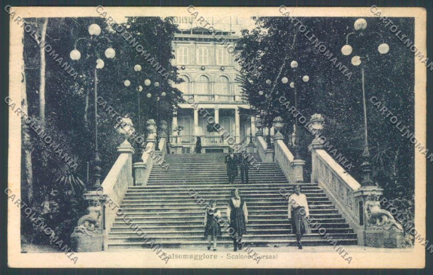 Parma Salsomaggiore Terme PIEGATA cartolina ZT3619 – fronte