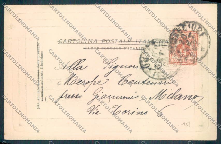 Parma Salsomaggiore Terme cartolina ZT3625 – retro