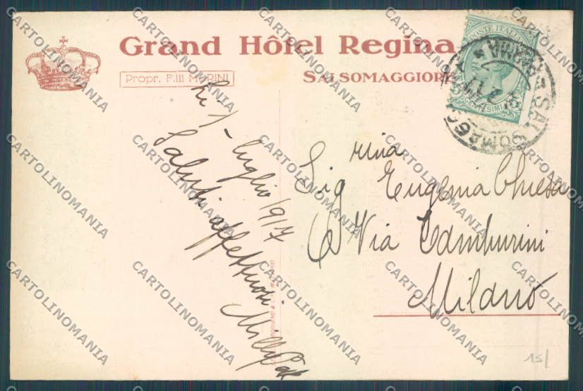 Parma Salsomaggiore Terme cartolina ZT3630 – retro