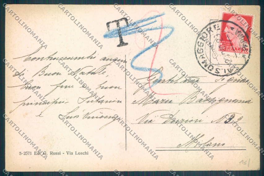 Parma Salsomaggiore Terme cartolina ZT3634 – retro