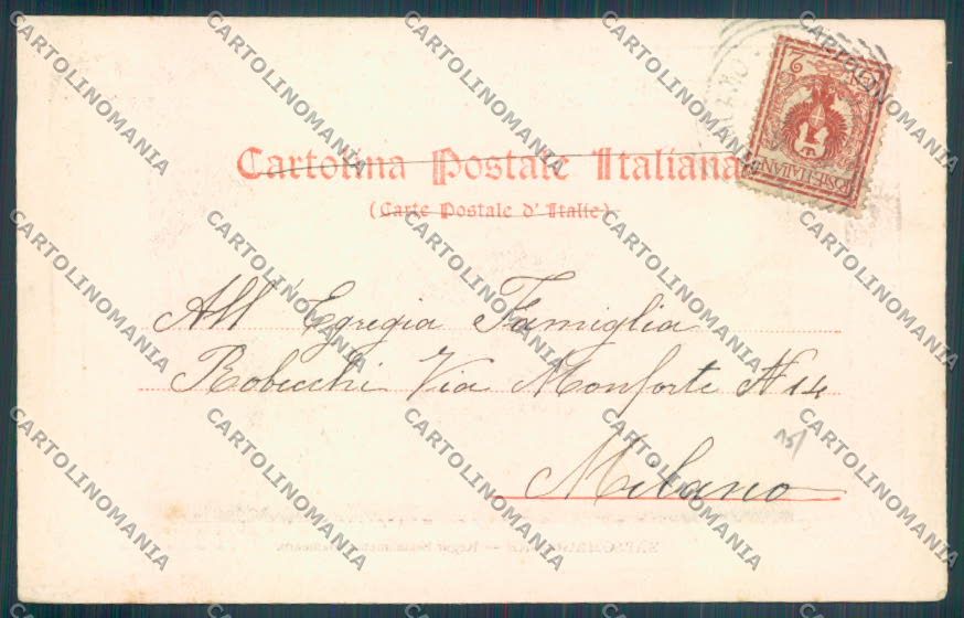 Parma Salsomaggiore Terme cartolina ZT3638 – retro