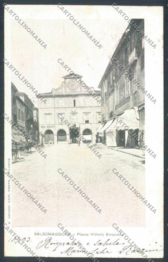 Parma Salsomaggiore Terme cartolina ZT3639 – fronte
