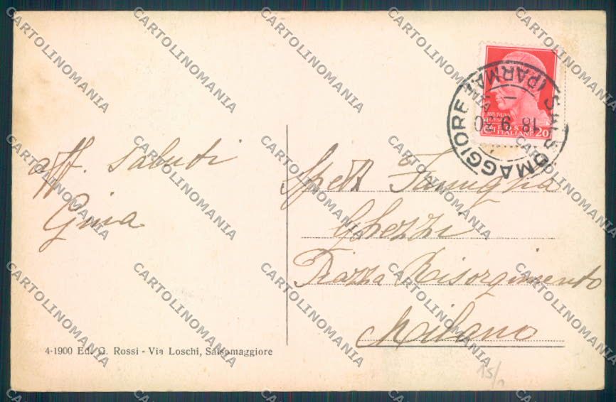 Parma Salsomaggiore Terme cartolina ZT3641 – retro