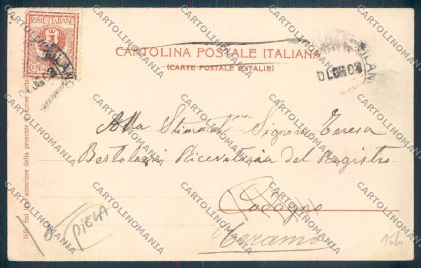 Parma Salsomaggiore Terme PIEGA cartolina ZT3653 – retro