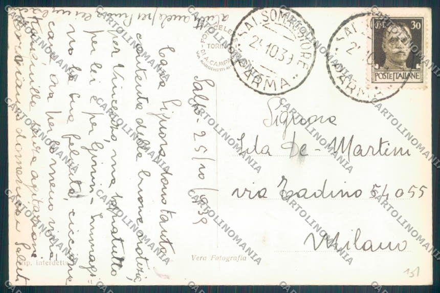 Parma Salsomaggiore Terme Foto cartolina ZT3657 – retro
