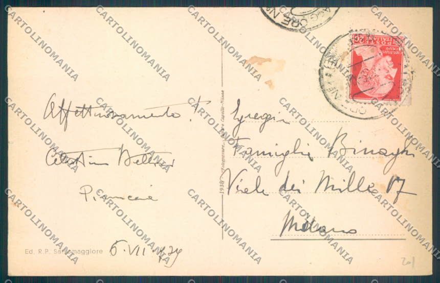 Parma Salsomaggiore Terme Poste cartolina ZT3661 – retro