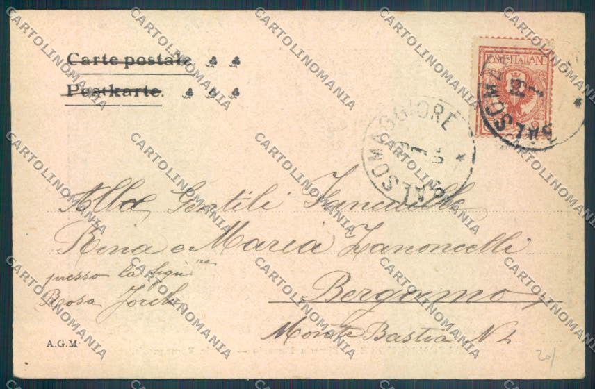 Parma Salsomaggiore Terme cartolina ZT3663 – retro