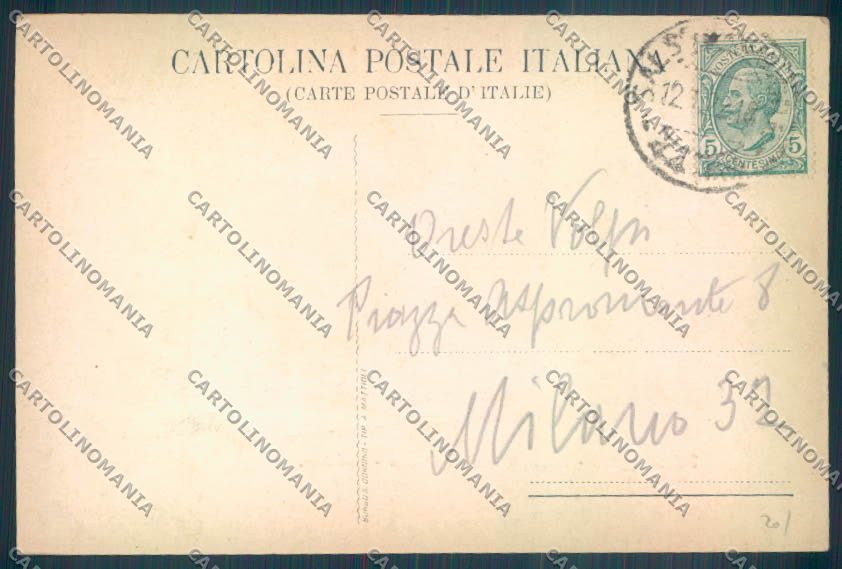 Parma Salsomaggiore Terme cartolina ZT3667 – retro