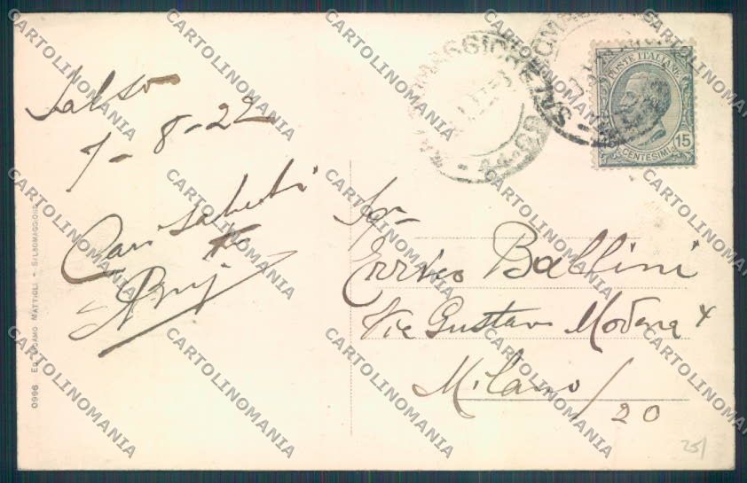 Parma Salsomaggiore Terme cartolina ZT3679 – retro