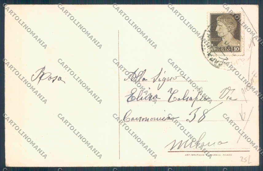 Parma Salsomaggiore Terme Refettorio PIEGHE cartolina ZT3681 – retro