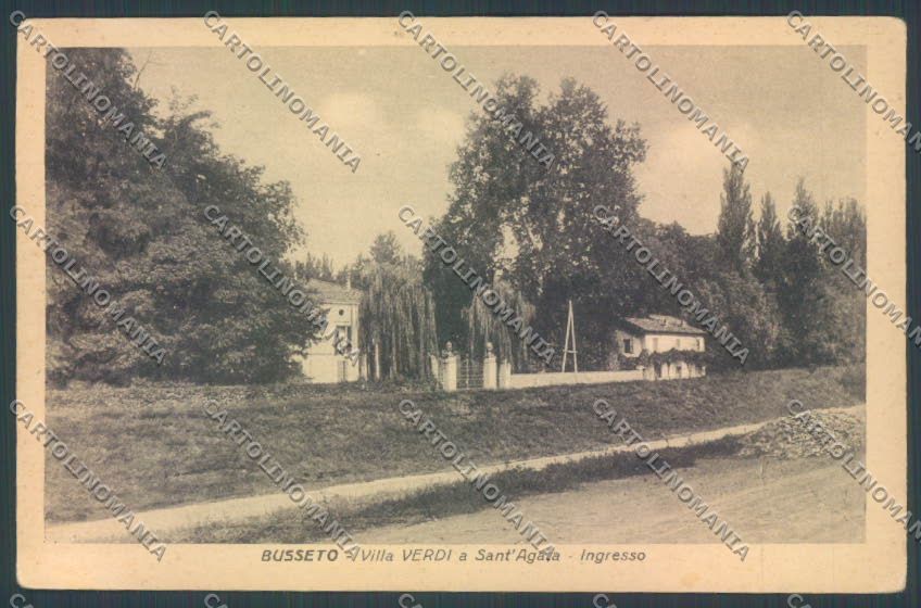 Parma Busseto cartolina ZT3683 – fronte