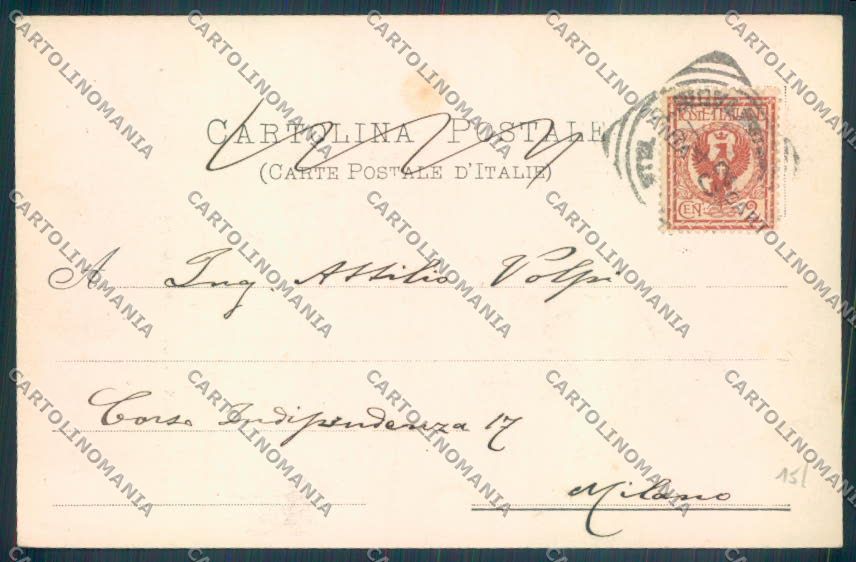 Piacenza Castel San Giovanni cartolina ZT3713 – retro
