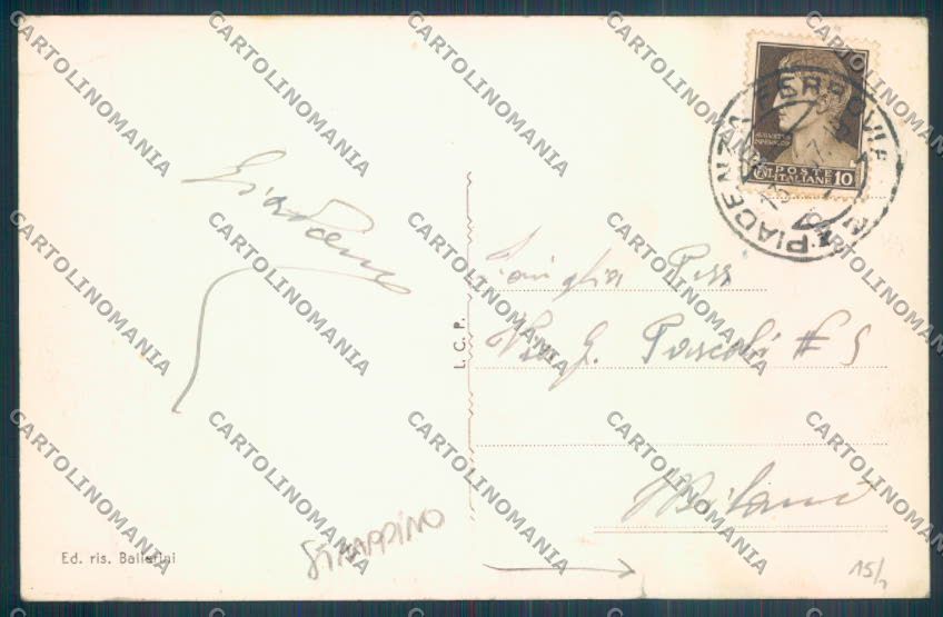 Piacenza Bobbio STRAPPINO cartolina ZT3721 – retro