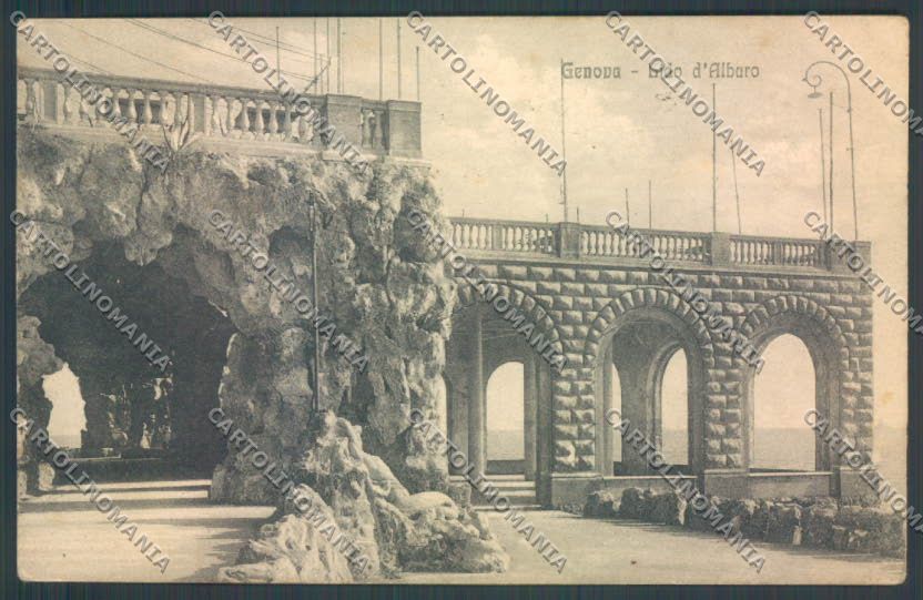 Genova Lido d'Albaro cartolina ZT3743 – fronte